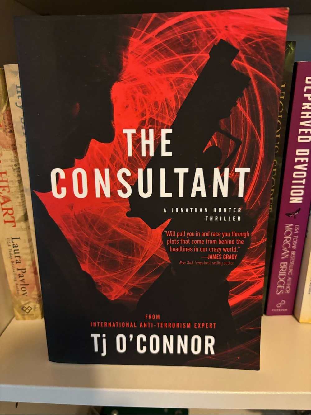 The Consultant by Tj O'Connor - Red & Black Thriller Paperback